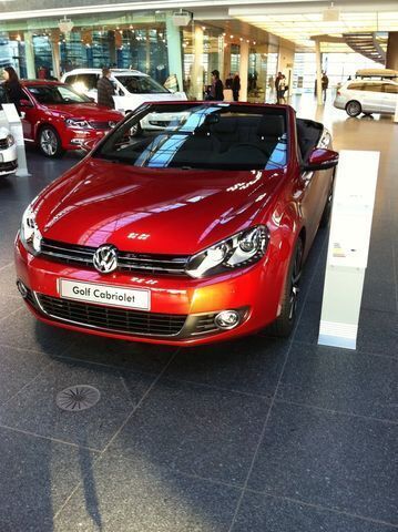 Rot metallic Gebraucht 2011 VW Golf Cabriolet Cabrio | 27.000 € - Bild 1/1