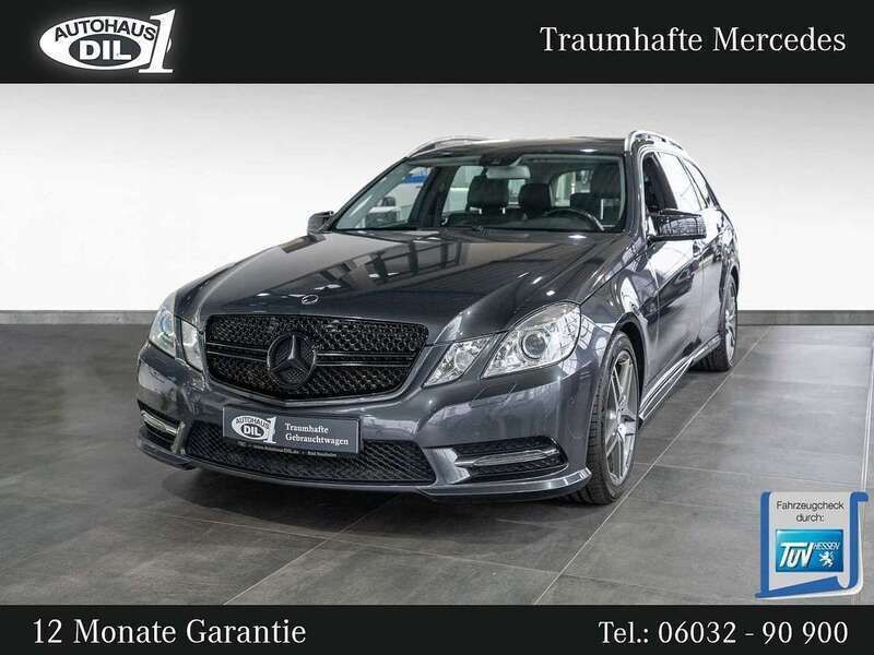 Grau Gebraucht 2013 Mercedes E200 AMG Kombi | 18.850 € (Teuer) - Bild 1/3