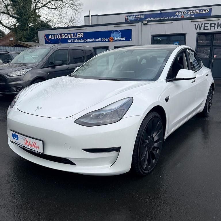 Gebraucht Tesla Model 3 Performance 377 kW (513 PS) 2022 Weiß Limousine