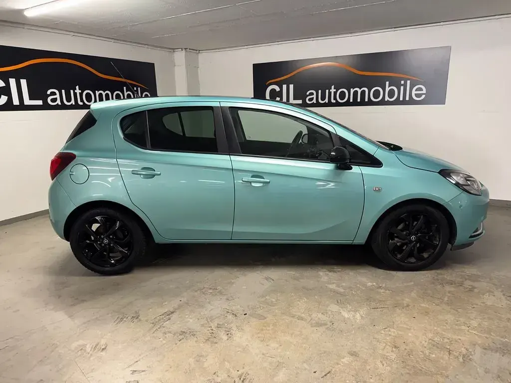 Gebraucht Opel Corsa Color Edition 90 PS (66 kW) 2015 Grün Kleinwagen