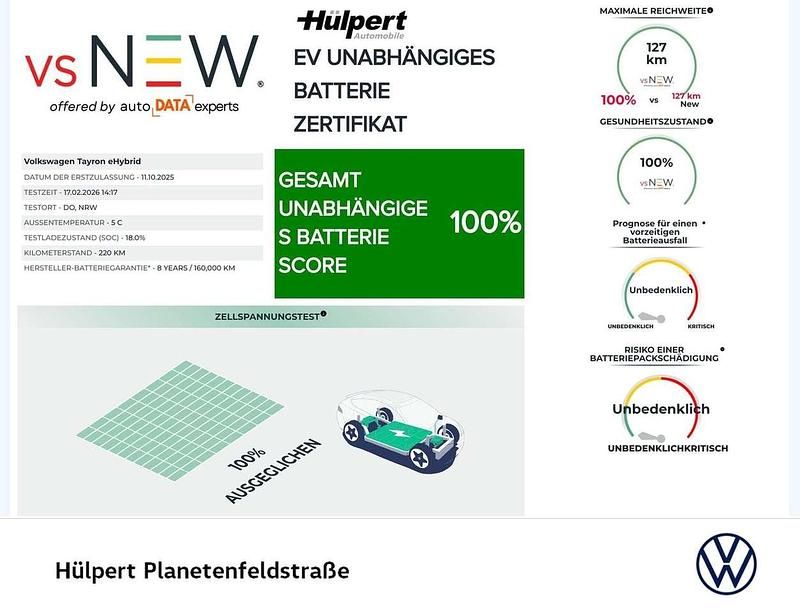 Neu VW Tayron Life 204 PS (150 kW) 2025 Delfingrau metallic SUV