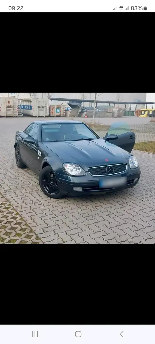 Gebraucht Mercedes SLK230 197 PS (144 kW) 1998 Schwarz Cabrio
