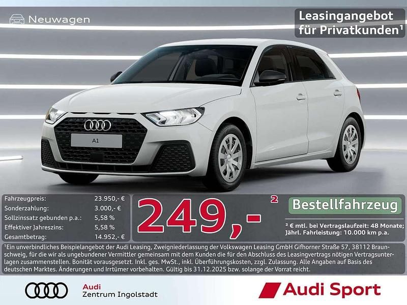 Cortinaweiß Neu 2025 Audi A1 Sportback Kleinwagen | 23.950 € (Superpreis) - Bild 1/3