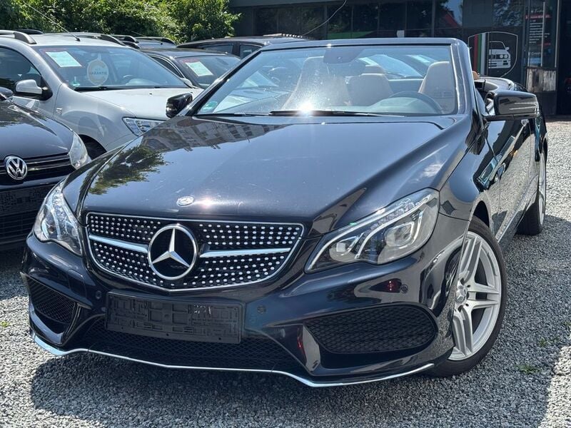 Schwarz Gebraucht 2015 Mercedes E250 AMG Cabrio | 19.900 € (Guter Preis) - Bild 1/4