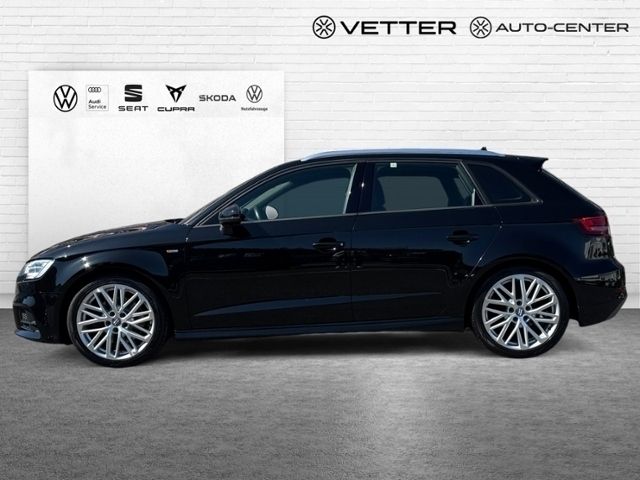 Gebraucht Audi A3 Sportback S-Line 150 PS (110 kW) 2020 Schwarz Kleinwagen