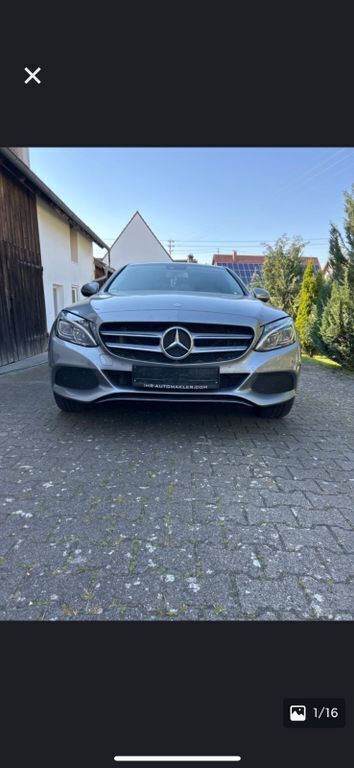 Grau Gebraucht 2015 Mercedes C250 Limousine | 18.700 € (Fairer Preis) - Bild 1/4
