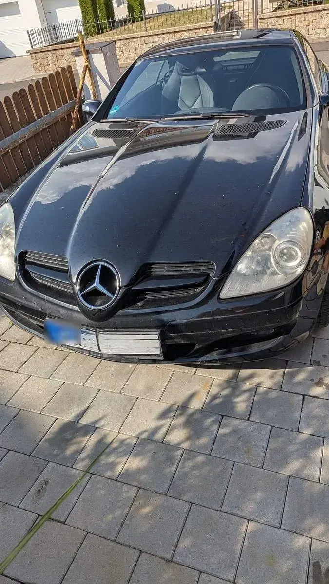 Usata Mercedes SLK200 163 CV (119 kW) 2004 Nero Cabrio
