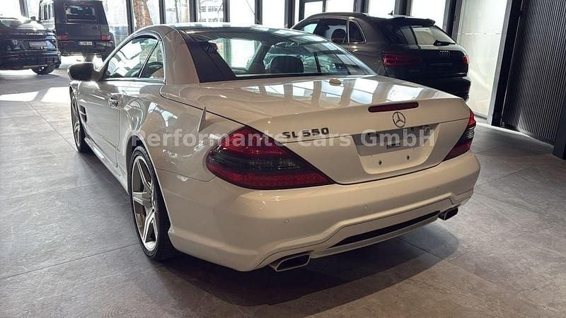 Gebraucht Mercedes SL500 AMG 387 PS (284 kW) 2009 Weiß Cabrio