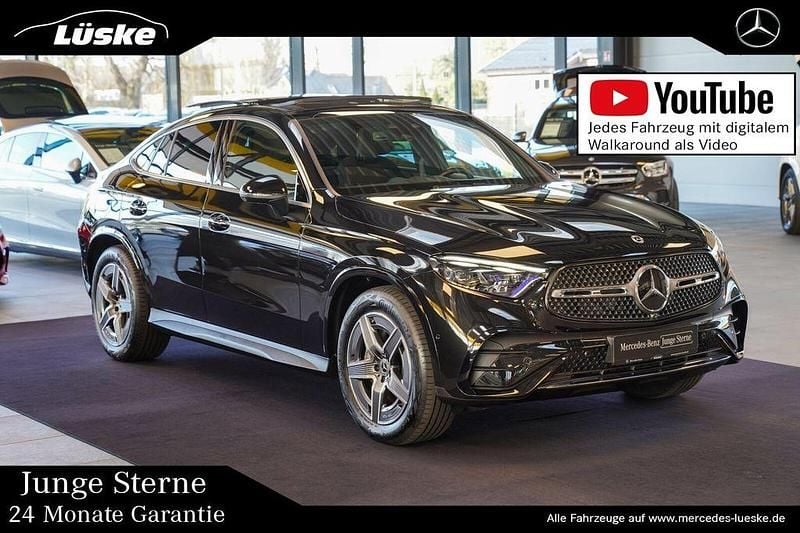 Gebraucht Mercedes GLC450 AMG line 367 PS (269 kW) 2024 Obsidianschwarz Coupé