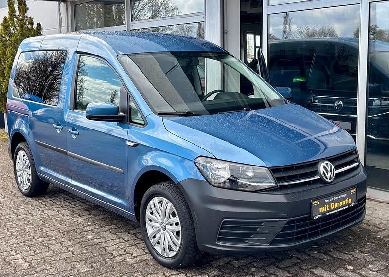 Gebraucht VW Caddy Trendline 125 PS (91 kW) 2018 Blau Van / Kleinbus