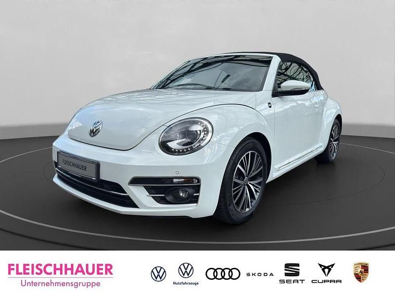 Weiss Gebraucht 2017 VW Beetle Sound Cabrio | 19.470 € (Fairer Preis) - Bild 1/4