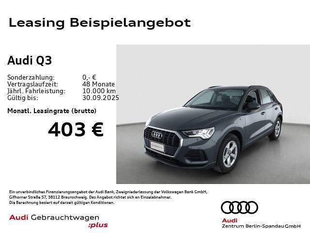 Grau Gebraucht 2024 Audi Q3 Basis SUV | 35.888 € (Fairer Preis) - Bild 1/4