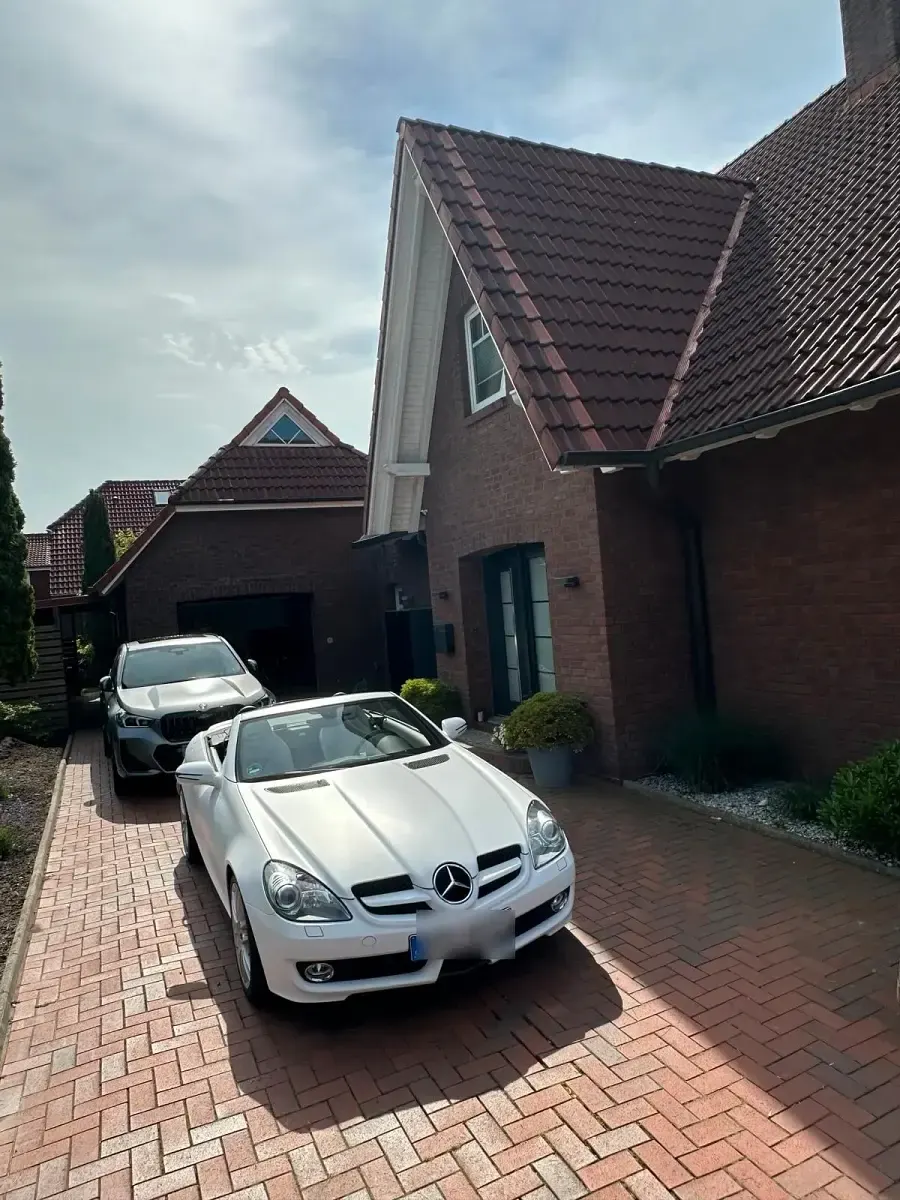 Gebraucht Mercedes SLK200 184 PS (135 kW) 2008 Weiß Cabrio