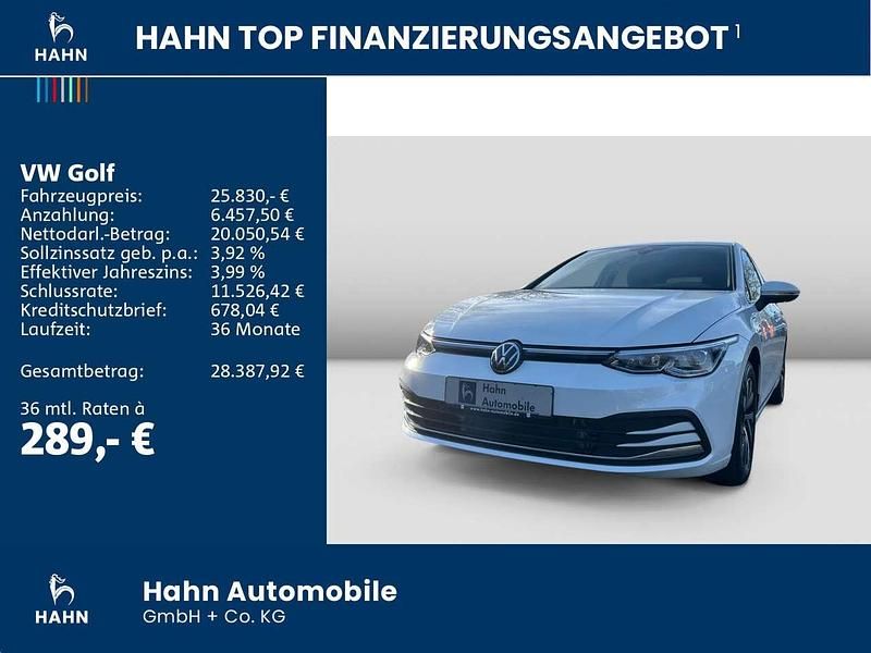 Gebraucht VW Golf VIII Style 204 PS (150 kW) 2022 Weiß Limousine