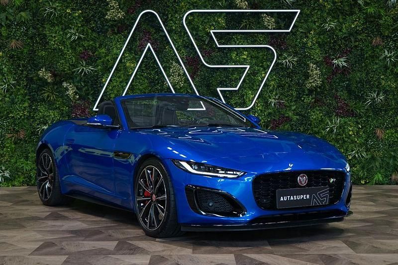 Blau Gebraucht 2020 Jaguar F-Type R Cabrio | 79.200 € (Guter Preis) - Bild 1/3