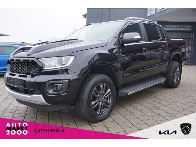 Schwarz Gebraucht 2021 Ford Ranger Wildtrack Abholung | 35.980 € (Fairer Preis) - Bild 1/4