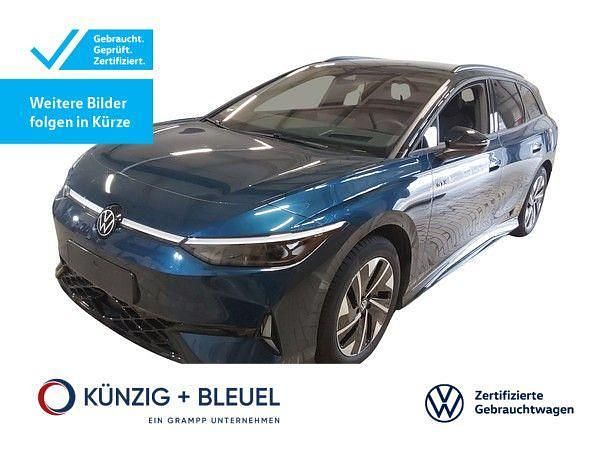 Aquamarinblau metallic schwarz Gebraucht 2025 VW ID.7 GTX Kombi | 51.790 € (Guter Preis) - Bild 1/4