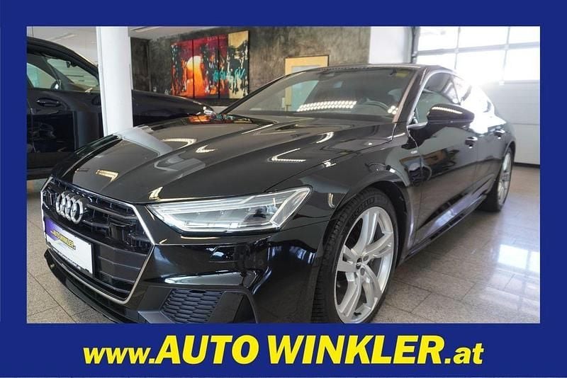 Schwarz Gebraucht 2020 Audi A7 S-Line Limousine | 38.880 € (Guter Preis) - Bild 1/4