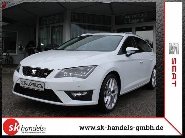 Weiß metallic Gebraucht 2016 Seat Leon ST FR Kombi | 18.390 € (Teuer) - Bild 1/4