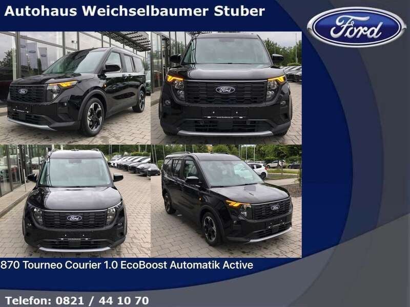 Ein traum in agate black Neu 2024 Ford Tourneo Courier Active Van / Kleinbus | 27.900 € (Guter Preis) - Bild 1/4