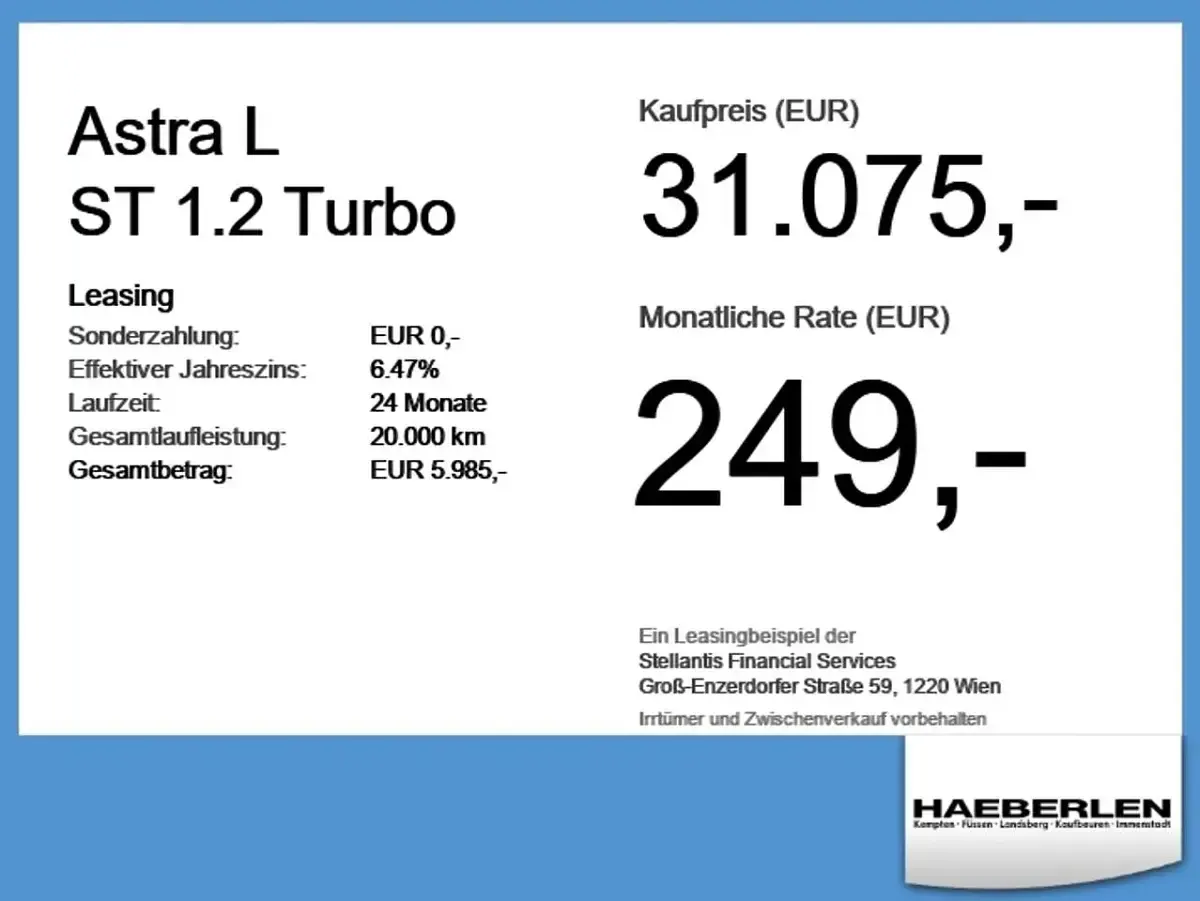 Gebraucht Opel Astra 131 PS (96 kW) 2024 Karbon schwarz Kombi