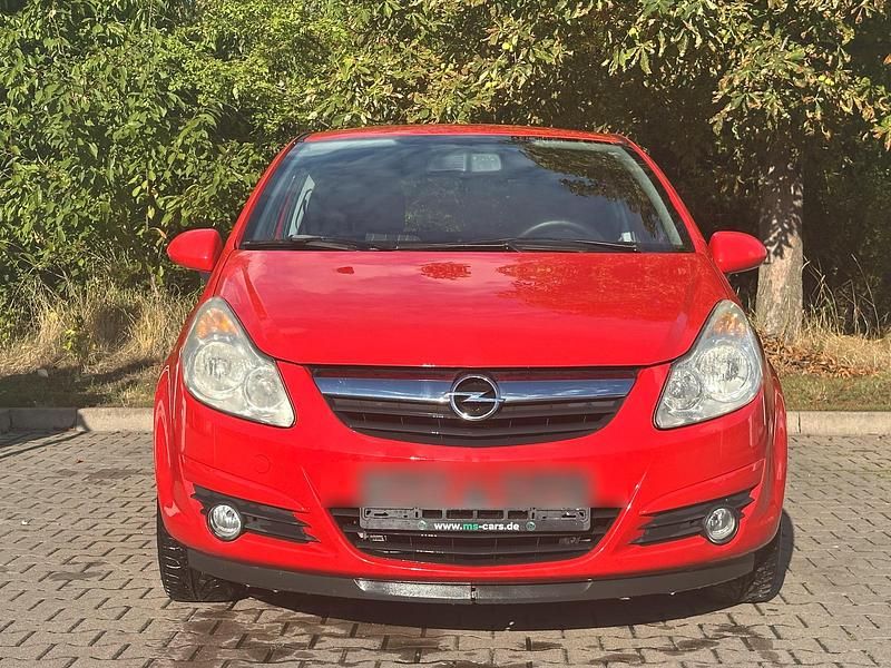 Rot Gebraucht 2008 Opel Corsa Kleinwagen | 1.555 € (Superpreis) - Bild 1/4
