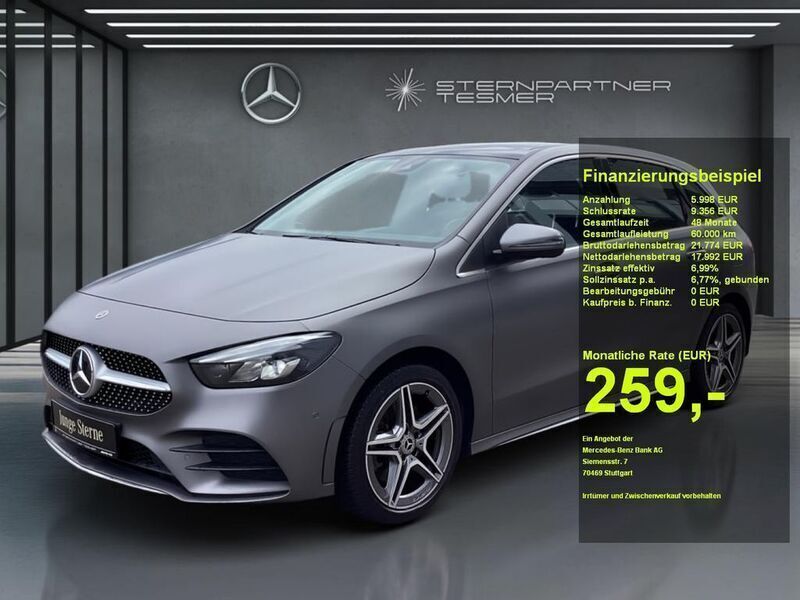 Manufaktur mountaingrau magno Gebraucht 2021 Mercedes B250e AMG Van / Kleinbus | 23.980 € (Guter Preis) - Bild 1/3