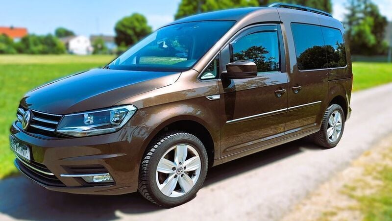 Braun Gebraucht 2015 VW Caddy Comfortline Van / Kleinbus | 14.900 € (Superpreis) - Bild 1/4