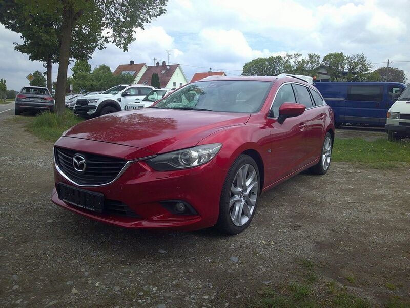 Rot Gebraucht 2013 Mazda 6 Sports-Line Kombi | 10.900 € (Superpreis) - Bild 1/4