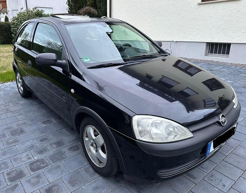 Gebraucht Opel Corsa 75 PS (55 kW) 2001 Schwarz Kleinwagen