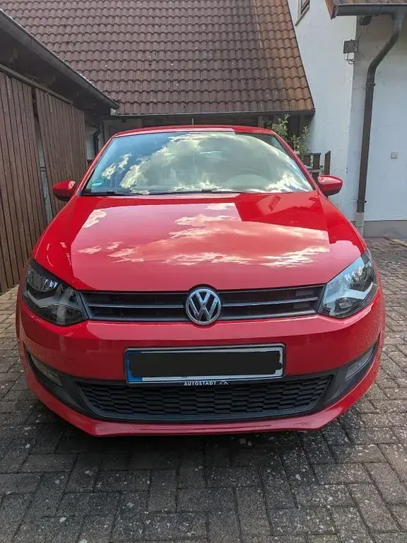 Gebraucht VW Polo Team 86 PS (63 kW) 2010 Rot Kleinwagen