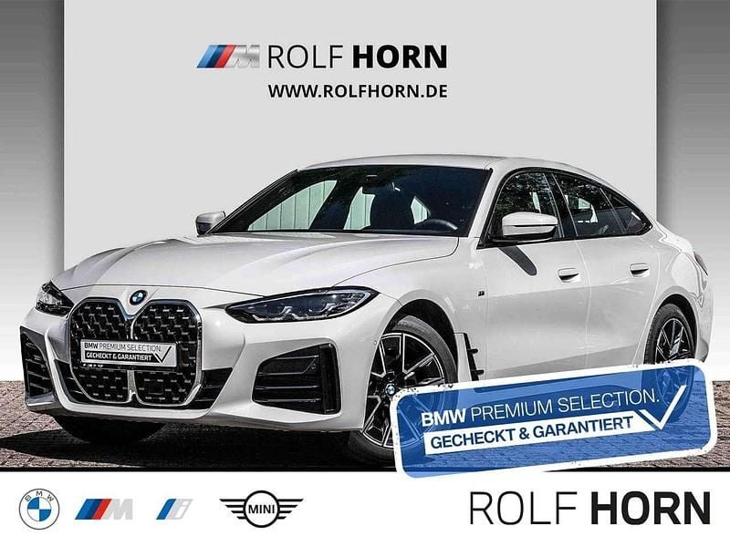 Alpinweiß uni Gebraucht 2024 BMW 420 Gran Coupé M Sport Coupé | 42.240 € (Superpreis) - Bild 1/4