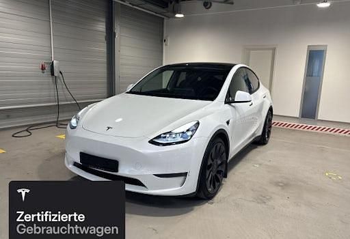 Weiß Gebraucht 2022 Tesla Model Y Performance SUV | 39.900 € (Fairer Preis) - Bild 1/4