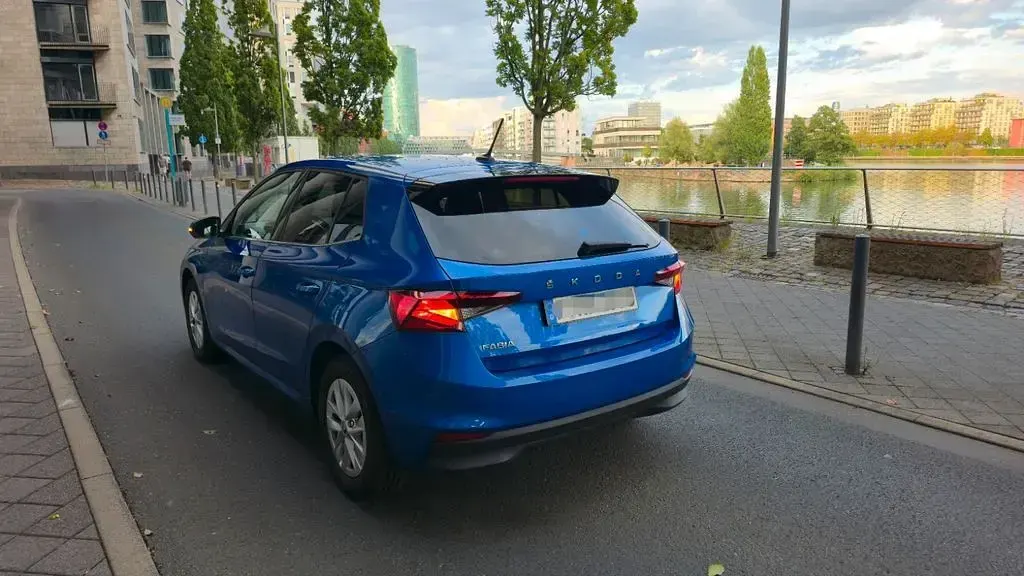 Gebraucht Skoda Fabia Style 95 PS (69 kW) 2021 Blau Kleinwagen
