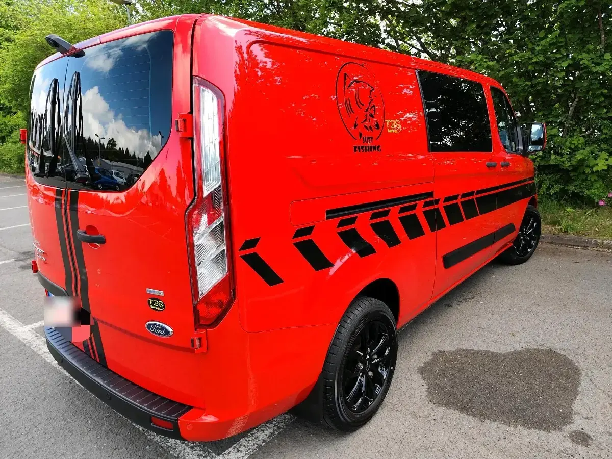 Gebraucht Ford Transit Custom 131 PS (96 kW) 2019 Rot Van / Kleinbus