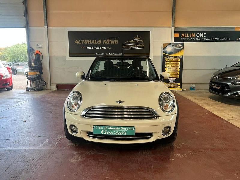 Weiß Gebraucht 2009 Mini Cooper Cabriolet Cabrio | 7.999 € (Fairer Preis) - Bild 1/4