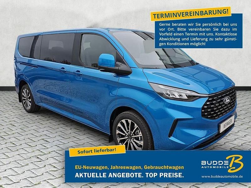 Digitalaquablue metallic Neu 2025 Ford Tourneo Titanium X Van / Kleinbus | 56.980 € (Superpreis) - Bild 1/4