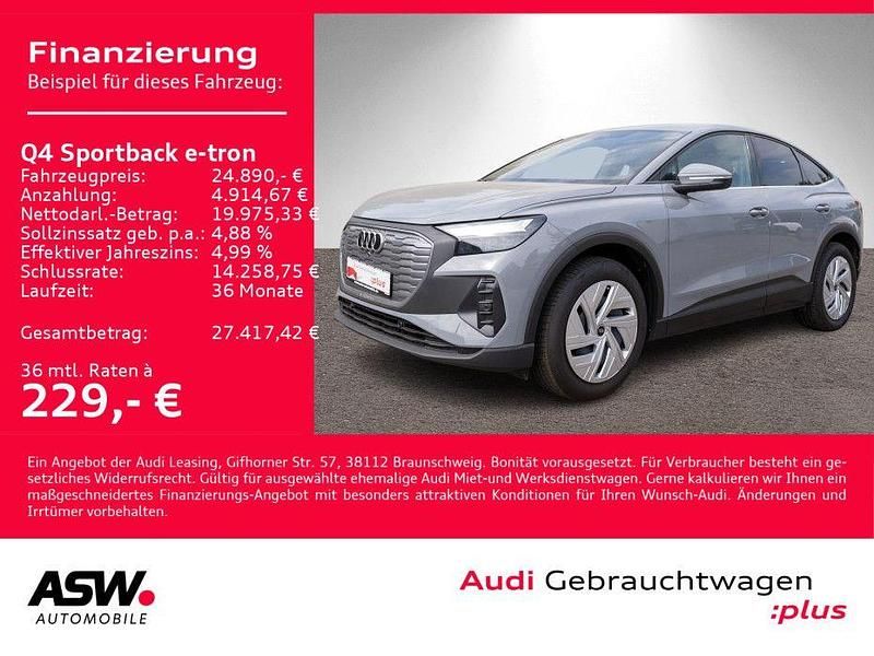 Grau Gebraucht 2023 Audi Q4 Sportback e-tron Performance SUV | 22.490 € (Superpreis) - Bild 1/4