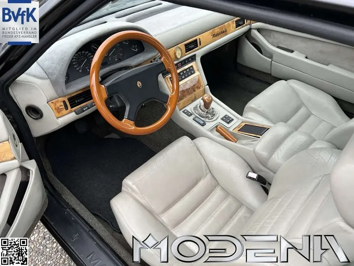 Gebraucht Maserati Ghibli 306 PS (225 kW) 1993 Schwarz metallic Coupé