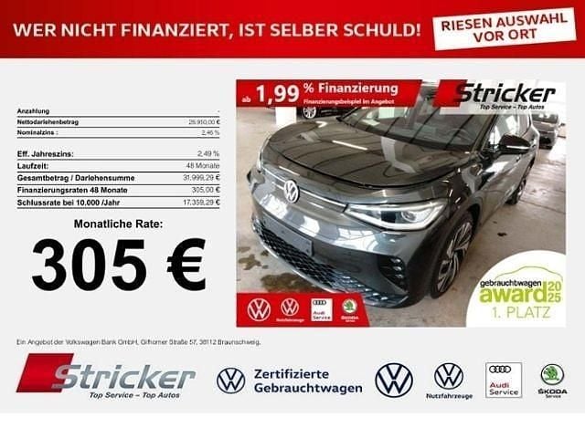 Gebraucht VW ID.4 GTX 219 kW (299 PS) 2022 Mangangrau metallic (metallic) SUV
