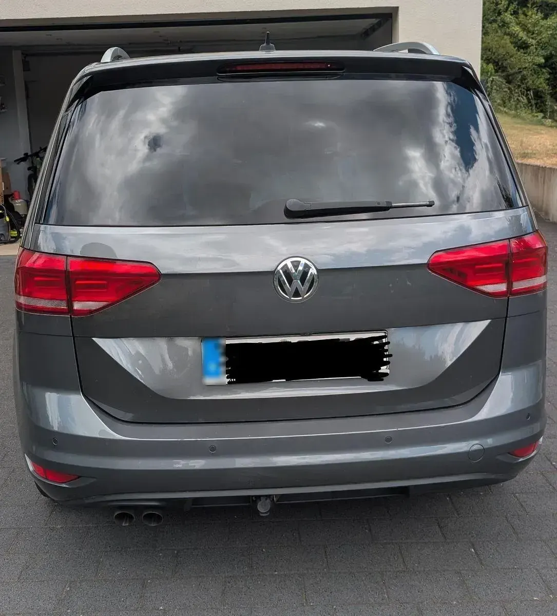 Gebraucht VW Touran Sound 150 PS (110 kW) 2018 Grau Van / Kleinbus