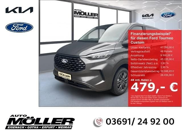 Grau Gebraucht 2025 Ford Tourneo Custom Titanium Van | 47.390 € (Fairer Preis) - Bild 1/4