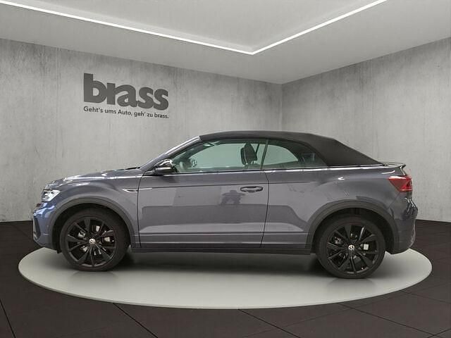 Gebraucht VW T-Roc Cabriolet R-line 150 PS (110 kW) 2022 Rauchgrau metallic/schwarz Cabrio