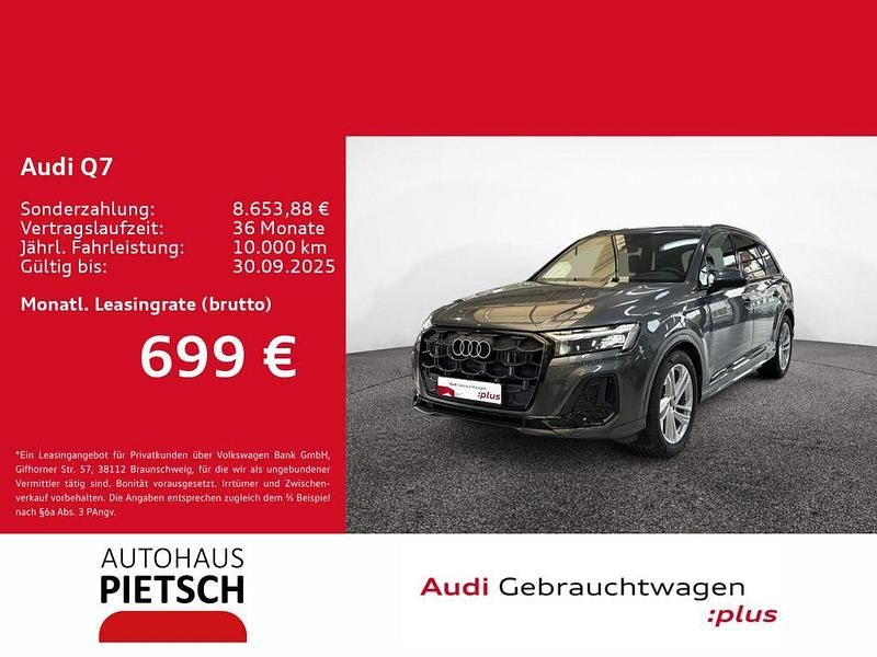 Grau Gebraucht 2024 Audi Q7 S-Line SUV | 74.730 € (Fairer Preis) - Bild 1/4