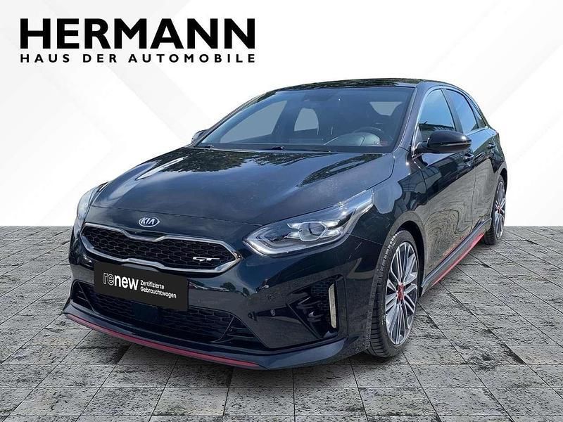 Zilinaschwarz met. (schwarz) Gebraucht 2021 Kia Ceed GT Limousine | 27.497 € (Etwas zu teuer) - Bild 1/4