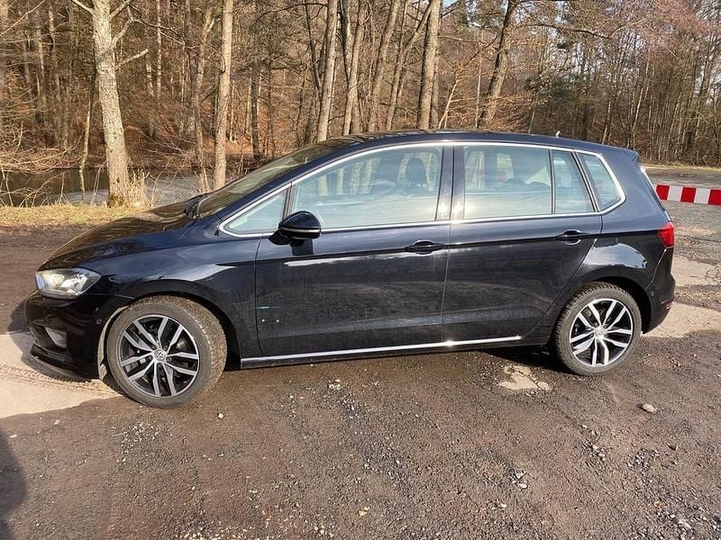 Gebraucht VW Golf Sportsvan Highline 150 PS (110 kW) 2014 Schwarz Van / Kleinbus