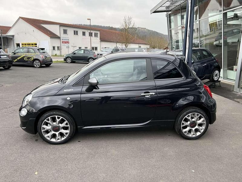 Gebraucht Fiat 500 Sport 69 PS (50 kW) 2021 Vesuvio schwarz Kleinwagen