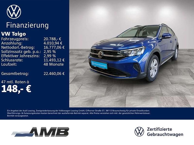 Gebraucht VW Taigo Life 95 PS (69 kW) 2025 Reef blue metallic SUV