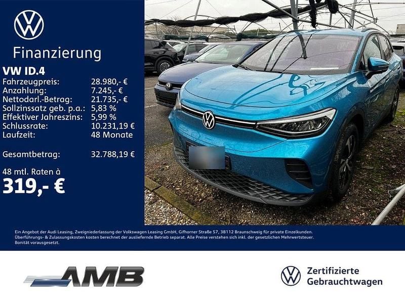 Gebraucht VW ID.4 Pure 125 kW (170 PS) 2025 Costa azul metallic SUV