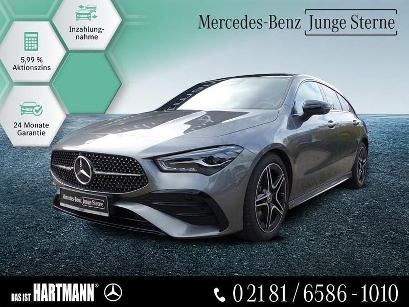 Grau Gebraucht 2024 Mercedes CLA200 Shooting Brake AMG Kombi | 35.680 € - Bild 1/4